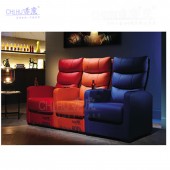 廣東廠家專業生產影院沙發 多功能視影廳沙發 進口黃牛皮會所沙發
