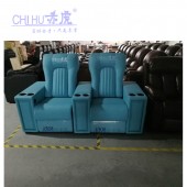 現代太空艙真皮沙發，電動伸展功能沙發 影院沙發座椅佛山赤虎廠家直銷