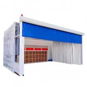 移動(dòng)伸縮式噴漆房 適用范圍和特點(diǎn)