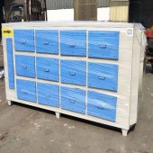 小型工業活性炭吸附箱 干式除味過濾器 鞋廠活性炭吸附箱 廢氣處理設備  宏億環保