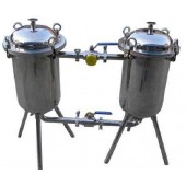 玉祥不銹鋼雙聯(lián)切換過濾器,雙聯(lián)袋式過濾器廠*